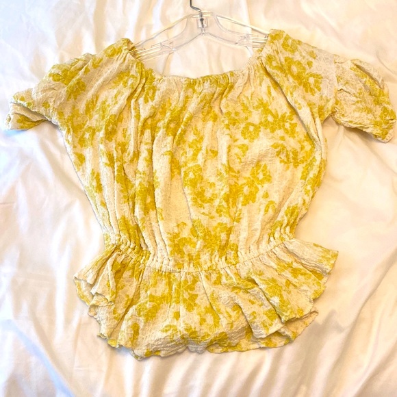 Size small off the shoulder free people top - Picture 1 of 1